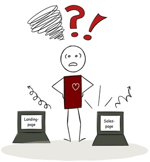 Landingpage vs. Salespage: Was ist was? - der komplette Guide 2 Landingpage vs Salespage schreiben lernen Online Business aufbauen Liwia Weible